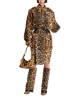Sync Medium Leopard Print Leather Bag