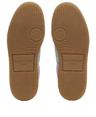 Women's Swan Suede and Nylon Trainers