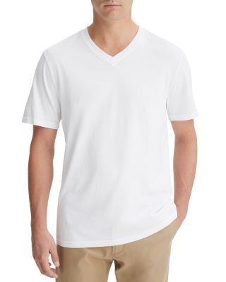 Vince - Garment Dye Short Sleeve V-Neck Tee
