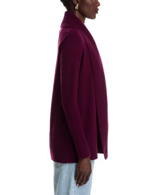 Shawl-Collar 100% Cashmere Cardigan - Exclusive