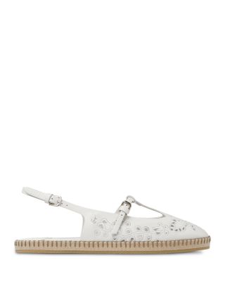 Women&#39;s Embroidered Slingback Flats