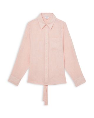 Leora Fitted Linen Shirt