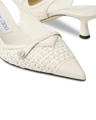 Women&#39;s Amita 45 Raffia Slingback Pumps