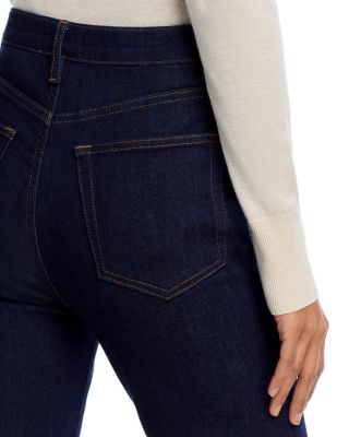 The Pencil Crop High Rise Jeans in Rinse