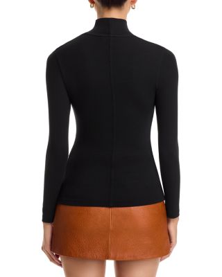 Rib Knit Turtleneck Top