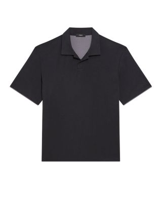 Double Layered Johnny Collar Polo Shirt