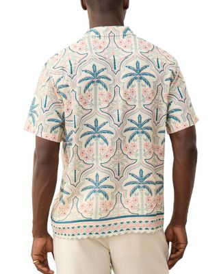 Regular Fit Print Camp Shirt