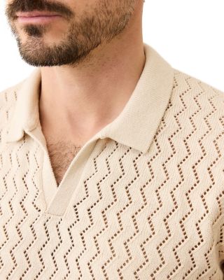 Cyrus Chevron Regular Fit Short Sleeve Sweater