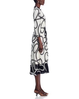 The Mila Dotted Midi Dress