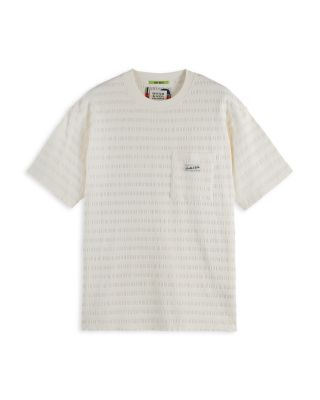 Relaxed Fit Tonal Stripe Pocket Tee  