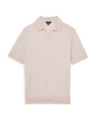Duchie Merino Wool Open Collar Polo