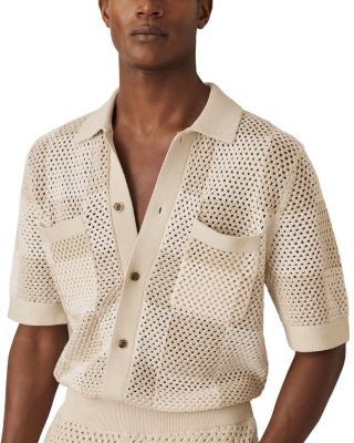 REISS - Alfred Crochet Shirt