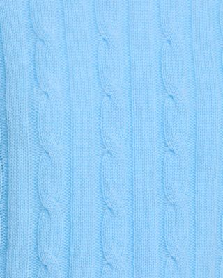 100% Cashmere Cable Knit Crewneck Sweater - Exclusive