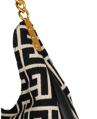 1945 Soft Hobo Monogrammed Jacquard Tote Bag