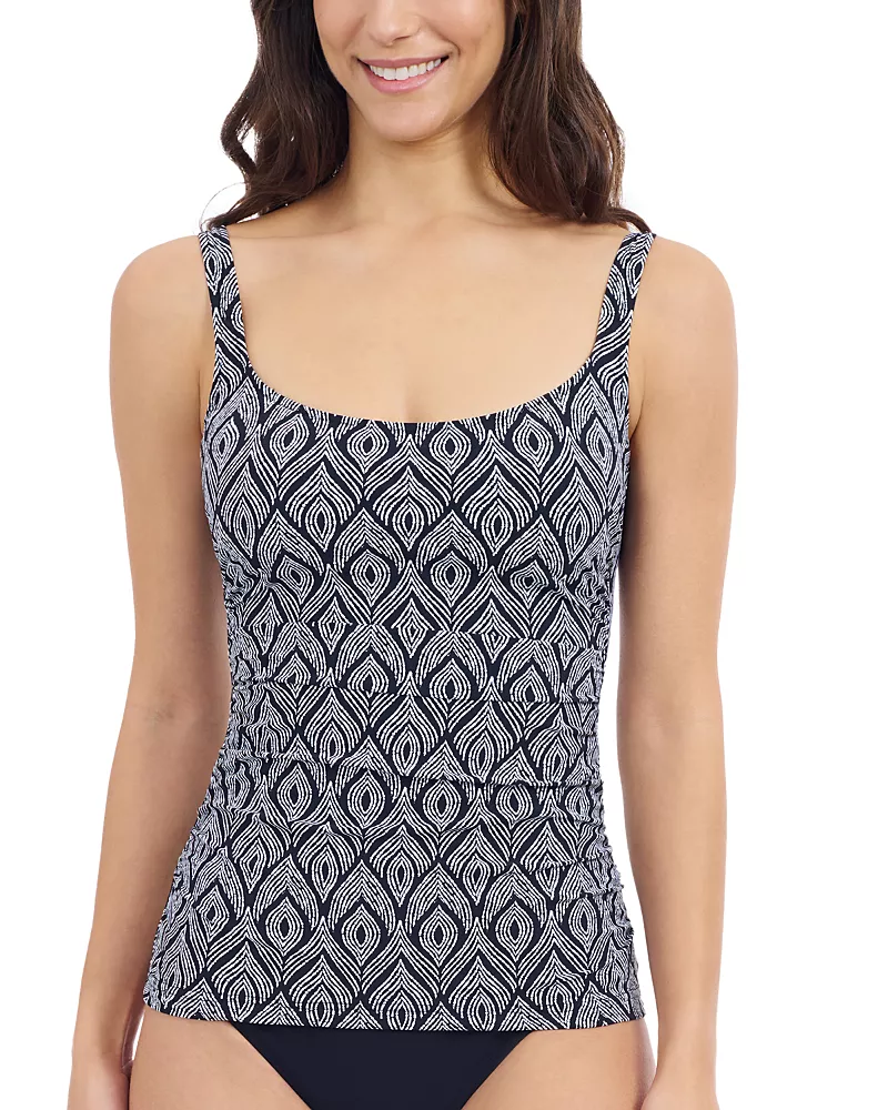 Profile by Gottex Plume Square Neck D Cup Tankini Top