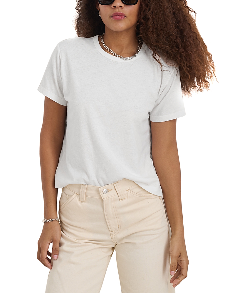 Alex Mill Prospect Tee In Cotton Jersey In White