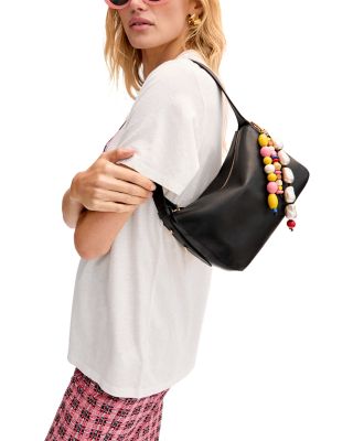 Fleurine Leather Shoulder Bag