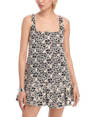 Lace Drop Waist Mini Dress - Exclusive