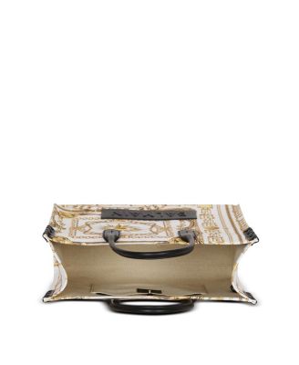 B-Army Medium Tote Bag in Printed Canvas