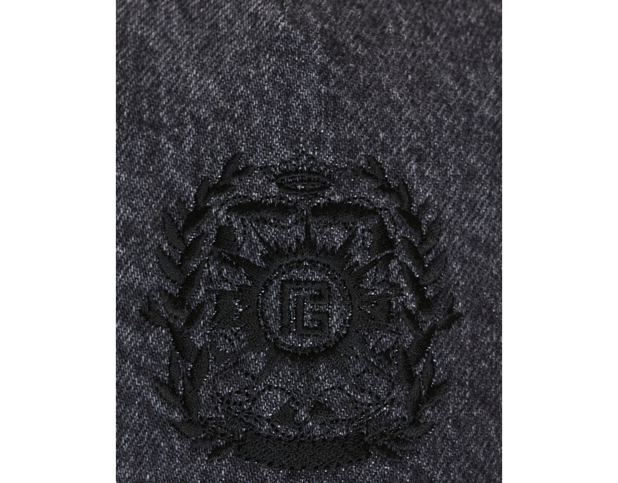 Ecusson Embroidered Denim Cap — Image 4