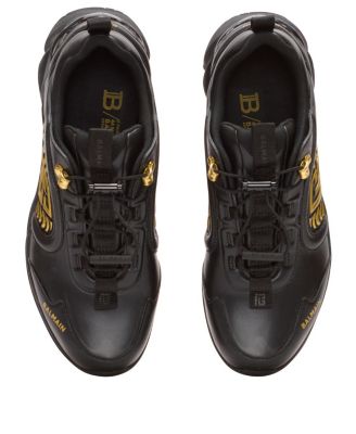  Men's Cosmic Dust Glazed Leather Trainers
