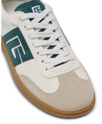  Men's Swan Suede and Smooth Leather Trainers