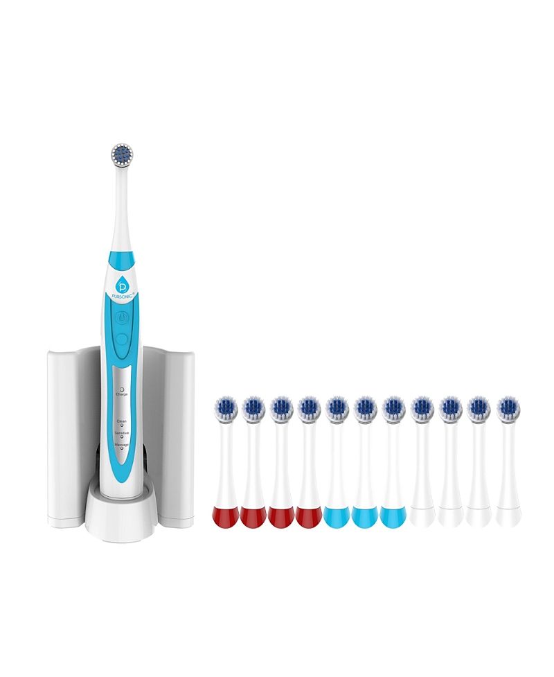 Pursonic Rechargeable Rotary Oscillation Toothbrush Pro Series In White
