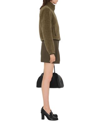 Cropped Fleece Jacket