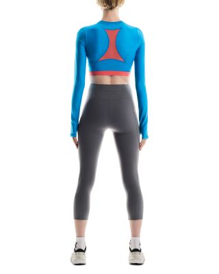 Train Long Sleeve Crop Top