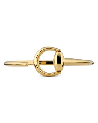 18K Yellow Gold Horsebit Bangle Bracelet