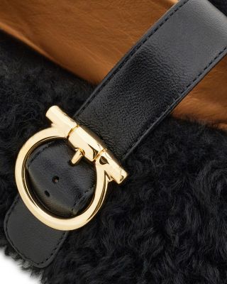 Women's Nero Buckled Flats