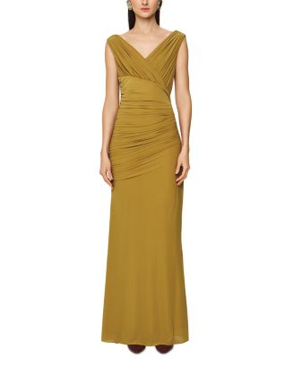 ronny kobo sophia v-neck ruched maxi dress Ronny Kobo Sophia Dress