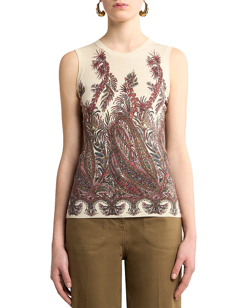 Etro Silk & Cashmere Tank