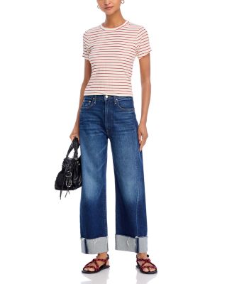 Luca Striped Ribbed Baby Tee