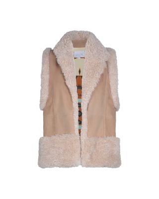 Salty Airy Shearling Vest