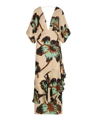 Tesoro Escondido Silk Maxi Dress