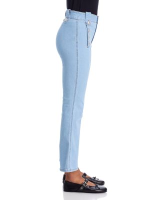 Robertson Cropped Flared Sailor Jeans in Bowery