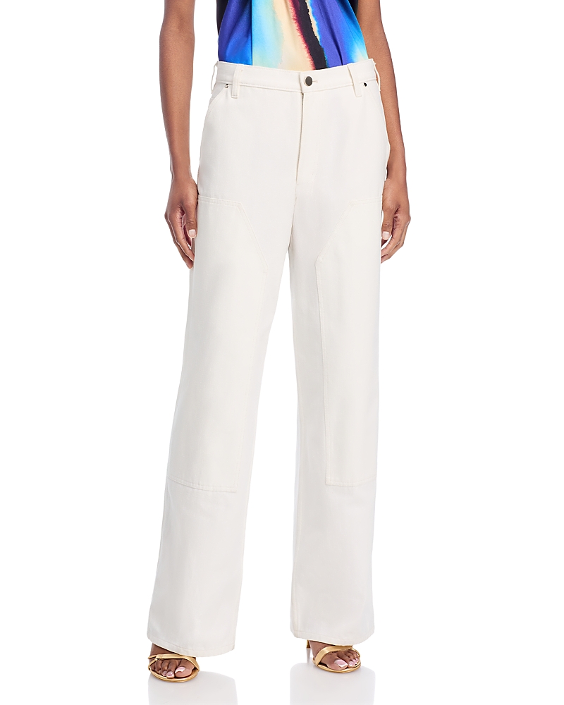 A.l.c A. L.c. Rae Mid Rise Loose Fit Jeans In White In White
