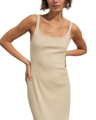 Buck Mason Ribbed Scoop Neck Tank Dress | Bloomingdale's Women