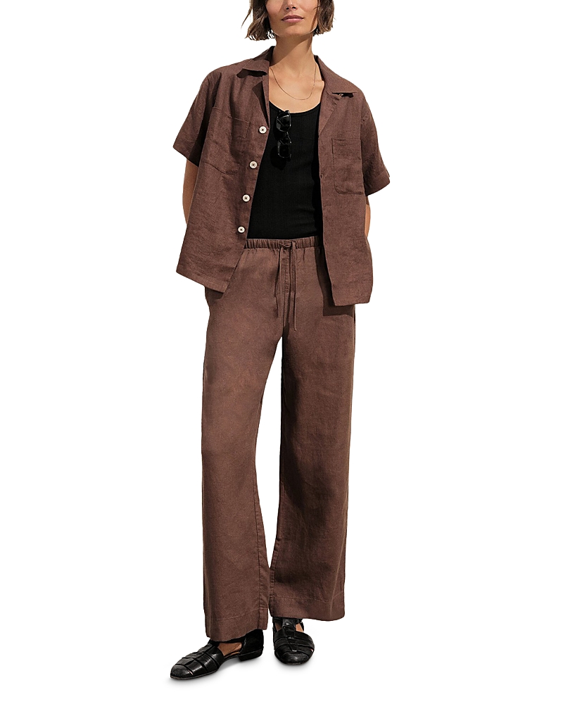 Buck Mason Crosshatch Linen Easy Pants