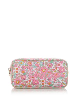 "Makeup" Embroidered Liberty Small Travel Pouch