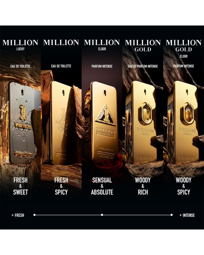 Million Gold Elixir Parfum Intense, 3.4 oz.