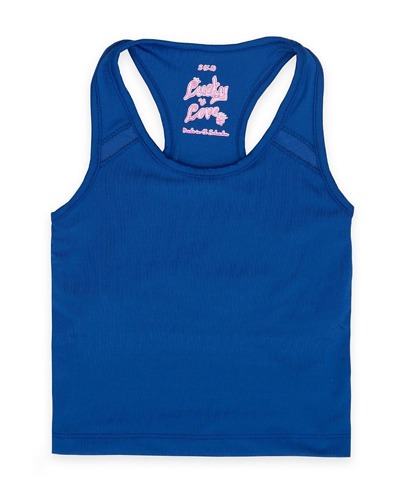 Lucky in Love Girls' Mia Tank Top w/ Bra - Little Kid, Big Kid