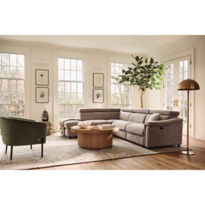 Prato 3-Piece Power Reclining Fabric Sectional