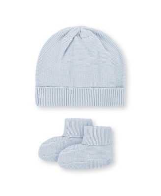  Unisex Organic Sweater Beanie and Bootie 2-Piece Set - Baby