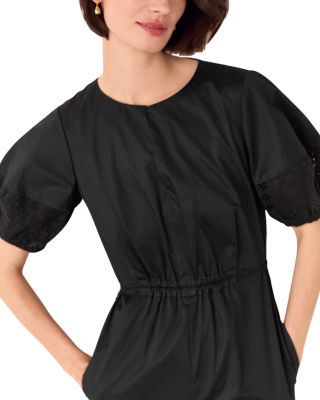 Broderie Poplin Jumpsuit 