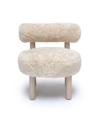  Carmel Faux Shearling Accent Chair