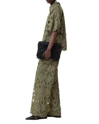 Charli Floral Lace Wide Leg Pants