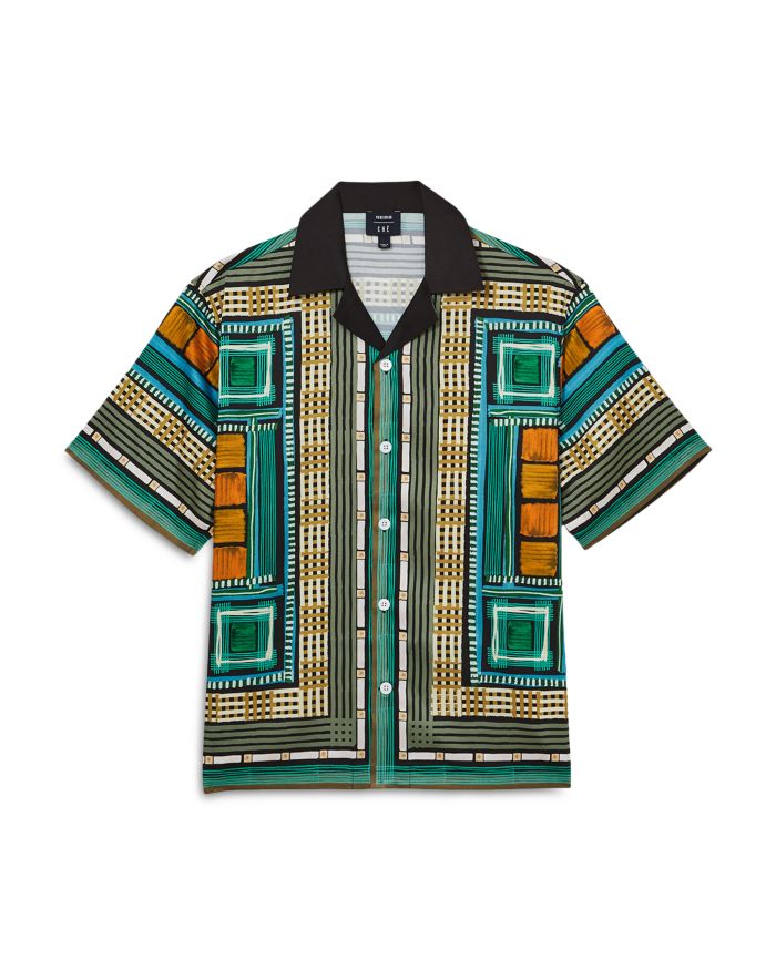 CHE Sala Square Mixed Prints Cuban Shirt