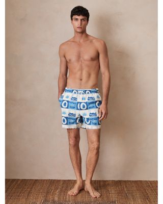 CHE Trinity Tile Print 4.9" Swim Shorts